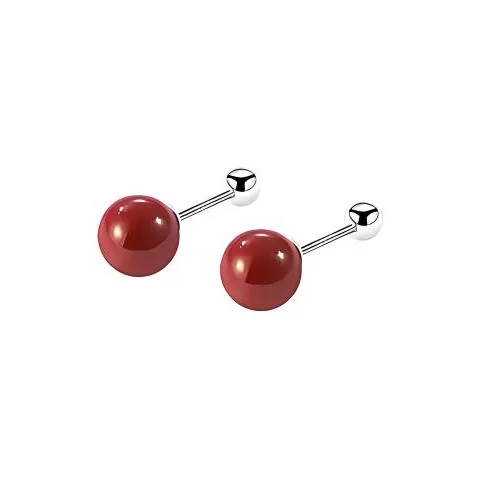 HAZYOU Copper Stud Earrings Women's HAZYOU Медные серьги-гвоздики женские