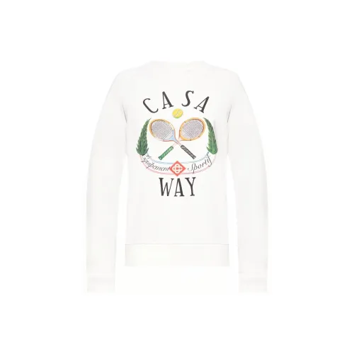 CASABLANCA Кремовый Белый Мужские Свитшоты