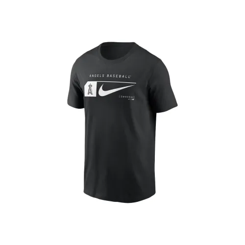 Nike Los Angeles Angels Модный MLB T-Рубашка Мужская Черная