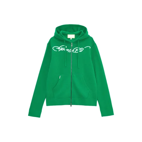 Ed Hardy Reverse World Series Оливково-зеленый Мужской Свитшот