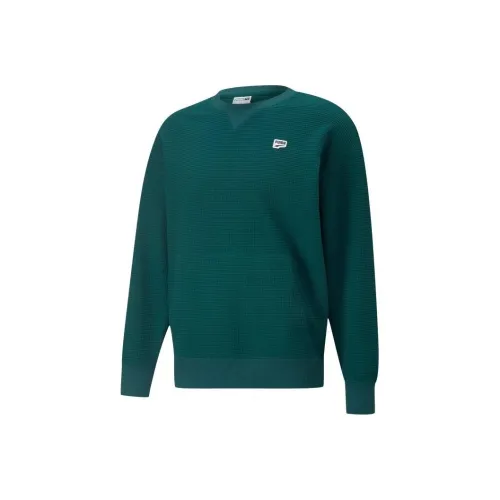 PUMA Downtown Свитшот Мужской Зеленый