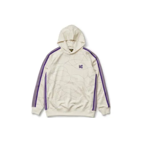 Needles Белый Унисекс Свитшоты