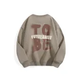 Круглый вырез, цвет хаки