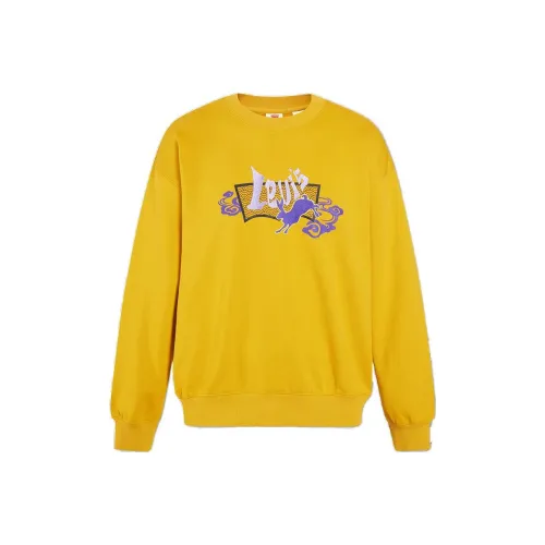 Levis Желтые Мужские Свитшоты