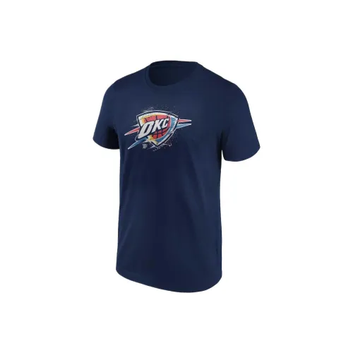 NBA Oklahoma City Thunder Oklahoma City Thunder Splatter Graphic T-Shirt Мужская Синие