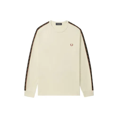 FRED PERRY FW24 T Рубашка Мужская Бежевая