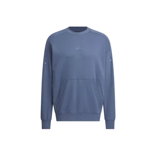 Adidas M FUSTL Sweat 5 Толстовка Мужская Серо-Синяя