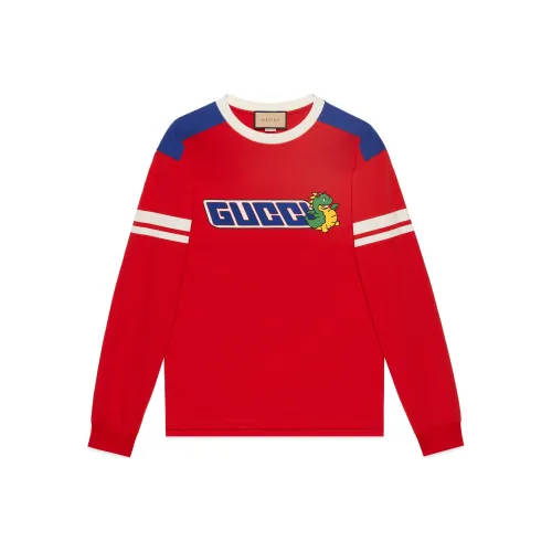 GUCCI Chinese New Year SS24 Толстовка Мужской Красный