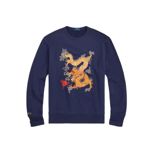 Polo Ralph Lauren SS24 Свитшот Мужской Deep Cobalt Blue