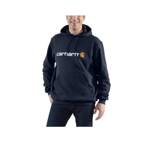 Carhartt 100074 MIDWEIGHT Логотип Графический Худи Свободный крой Мужской