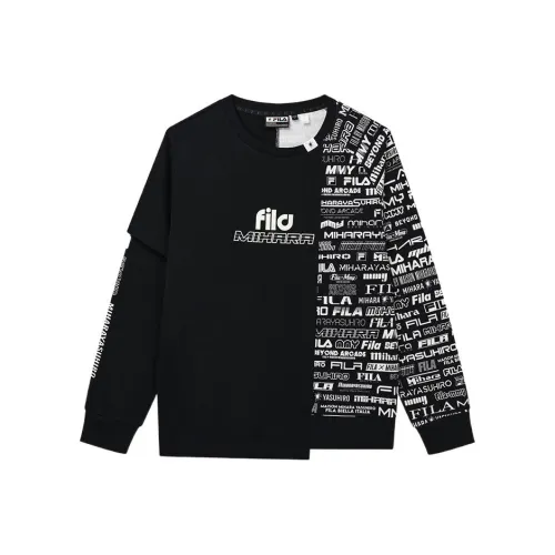 FILA Мужские черные свитшоты