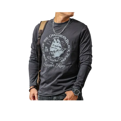 Seasonal Words T Рубашка Мужская Железо Серый