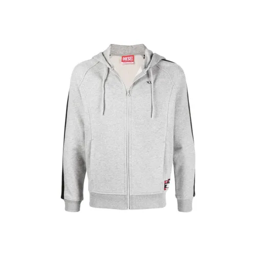 DIESEL Серый Мужской Свитшот
