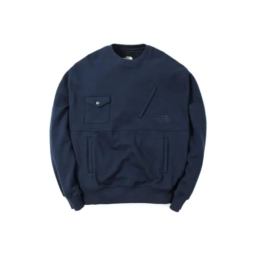 The North Face The North Face X INVINCIBLE коллаборация серия Co Branded Series 「Time Travel」 Свитшот Унисекс Темно-синий