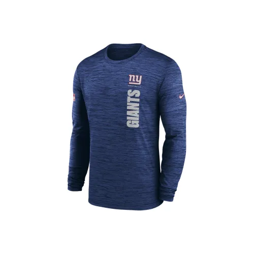 nike Dri FitNFL New York Giants Sideline Velocity T-рубашка Мужская Синяя