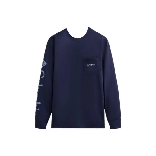 KITH Темно-синий синий мужские свитшоты