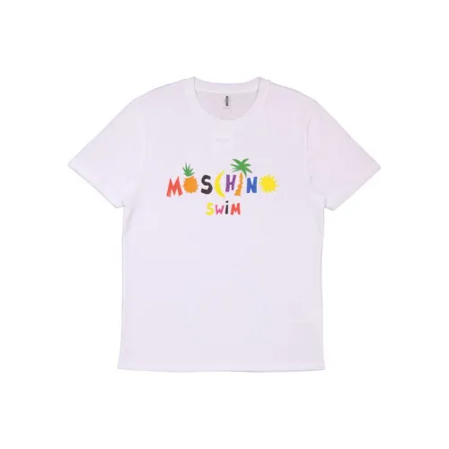 MOSCHINO Белая Мужская T-Рубашка