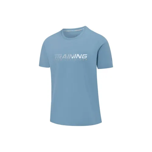 XTEP Бег T-Shirt Мужская Night Patrol Blue