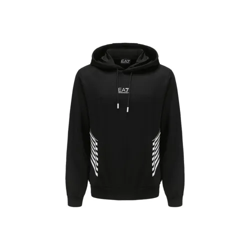 EMPORIO ARMANI EA7 FW22 Толстовка Мужской Черный