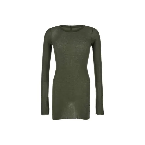 RICK OWENS совместный бренд RO T Рубашка Мужская Темно-зеленая