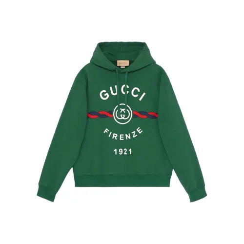 GUCCI Зеленый Мужской Свитшот