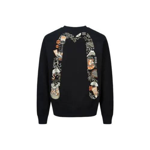 EVISU Черные Мужские Свитшоты