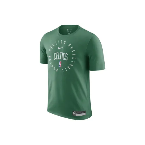 nike Boston Celtics DRI Форма NBA FW24 T Рубашка Мужская Trefoil Зеленый