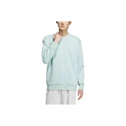 Adidas Sportswear Карман Свитшот Мужской Светло-Зеленый