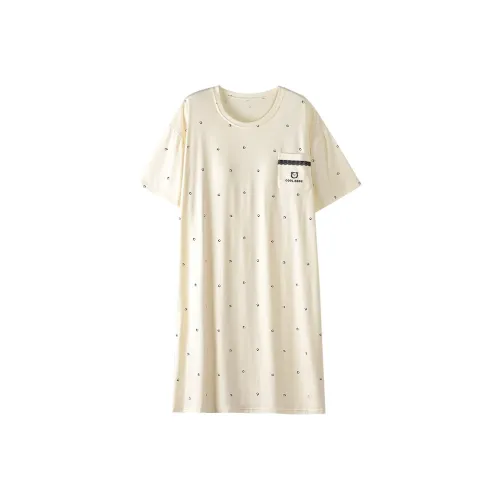 White Ran Ночная сорочка Женская Абрикос