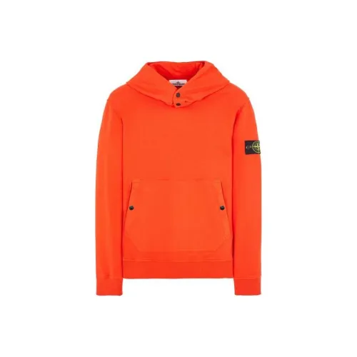 STONE ISLAND Толстовка Мужская Лобстер Красный