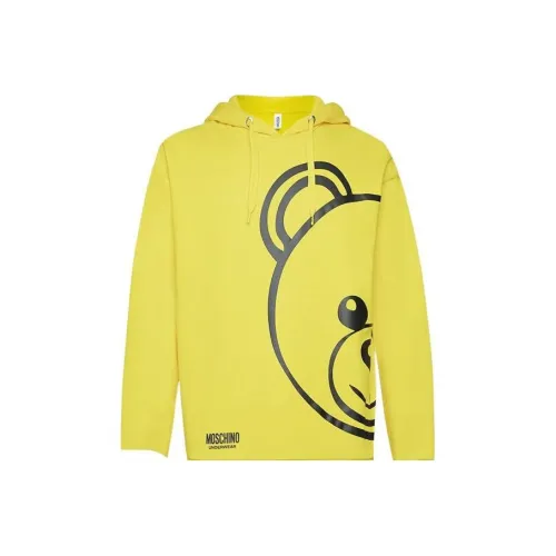 MOSCHINO Желтые Мужские Свитшоты