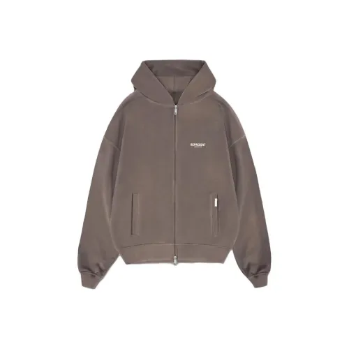 REPRESENT Серый Коричневый Мужские Толстовки