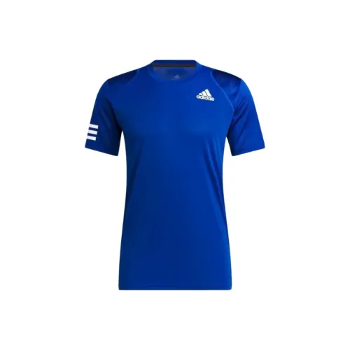 Adidas Club 3STR Tee T-Shirt Рубашка Мужская Синяя