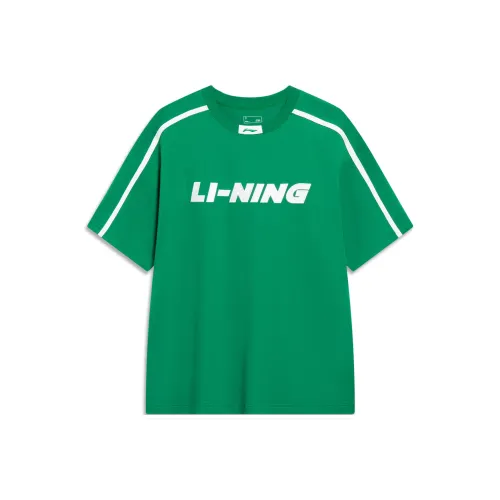 LINING Sports Life Collection Прохладный Сосновый Зеленый Унисекс Футболка
