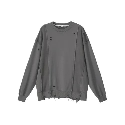 YOSHIYOYI Темно-серый Мужской Свитшот