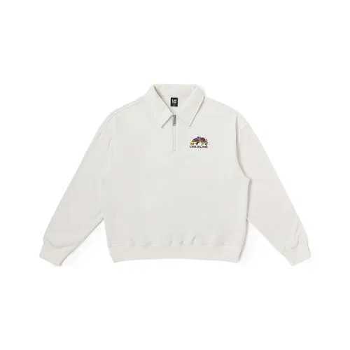 Lee Xline Белый Унисекс Свитшоты