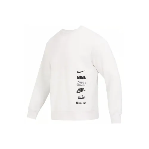 Nike Белый Мужской Свитшот