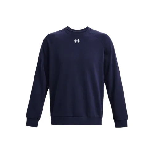 Under Armour Rival Темно-синий Синий Мужской Свитшот