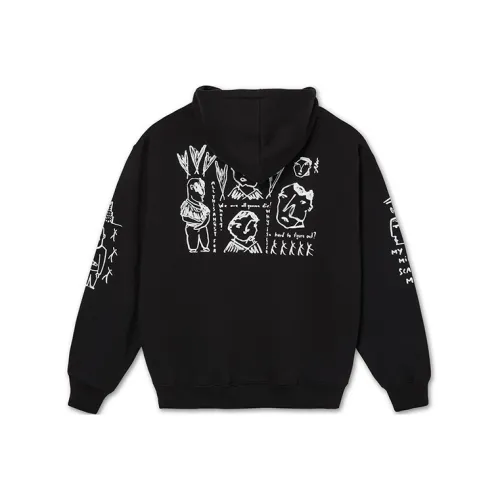 POLAR SKATE CO Черный Унисекс Свитшоты