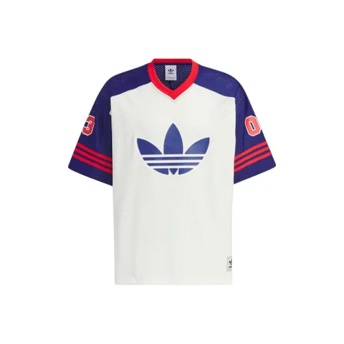 Adidas Originals Ретро T-Shirt Унисекс Синий Белый