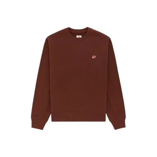 New Balance Teddy Made Коричневый Унисекс Свитшоты