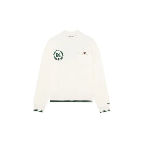 Mitchell Ness Белый Унисекс Свитшоты