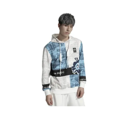 NORVINCY Китайский модный тренд Городской техвир Пуловер Толстовка Унисекс