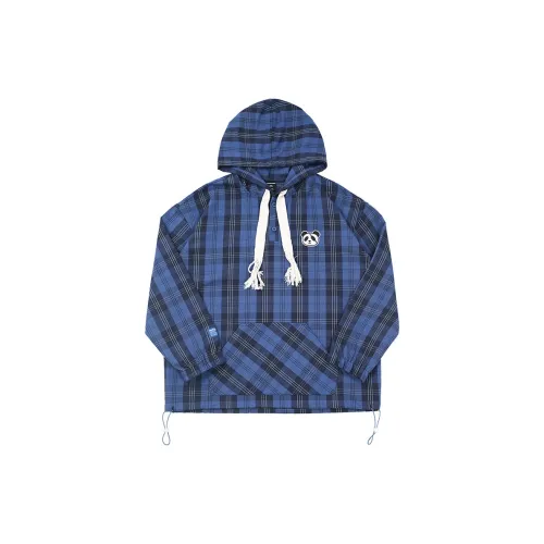 WAYNEXZAVIER С капюшоном свободный крой худи мужской синий