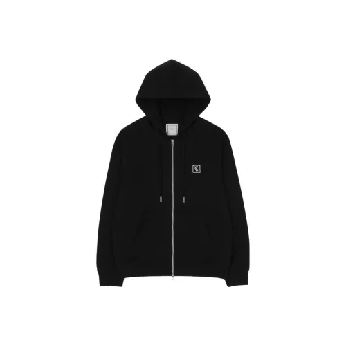 WOOYOUNGMI Черные Мужские Свитшоты