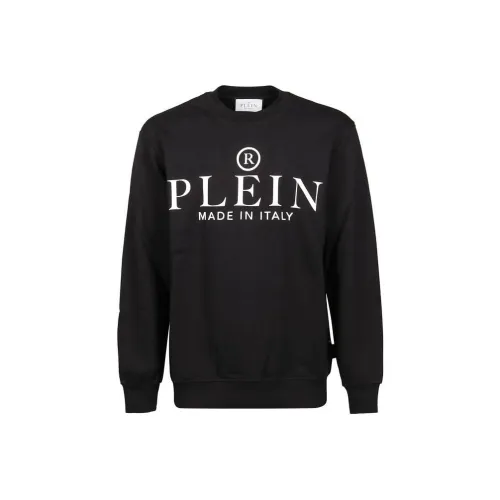 PHILIPP PLEIN Мужские черные свитшоты