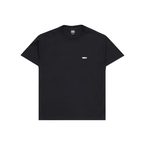 OBEY Черные Мужские T-рубашки