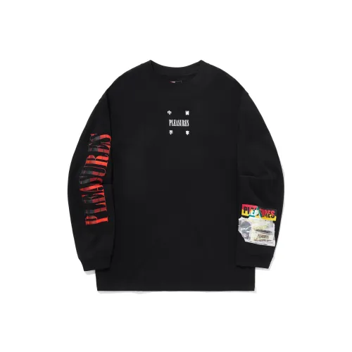 LINING X Pleasures T-Shirt Унисекс Черный