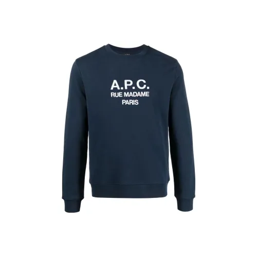 A.P.C Толстовка Мужская Морской Синий