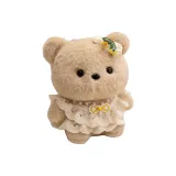 Платье из цветочного кружева - медвежонок